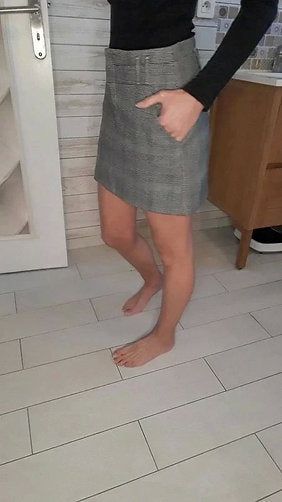 Mini-jupe épaisse - Zara -  34